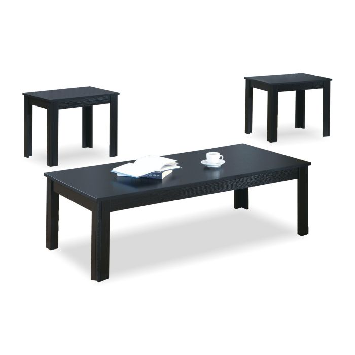Black 3-Piece Table Set - 7840BK30