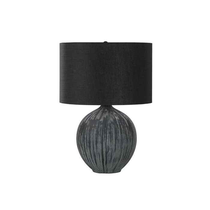 Black Ceramic 23" Table Lamp - 9618BC15