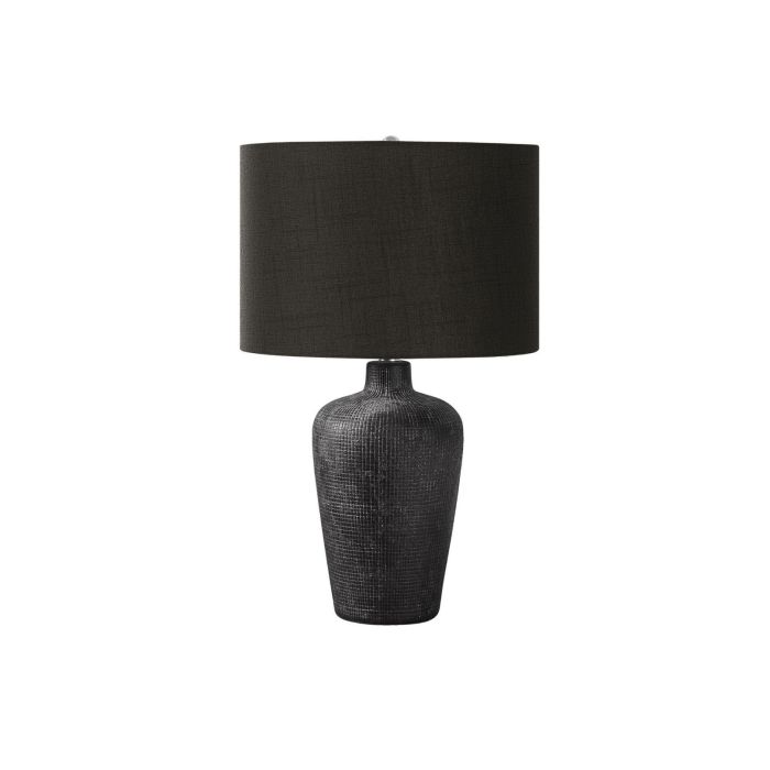 Black Ceramic 24" Table Lamp - 9621BC15