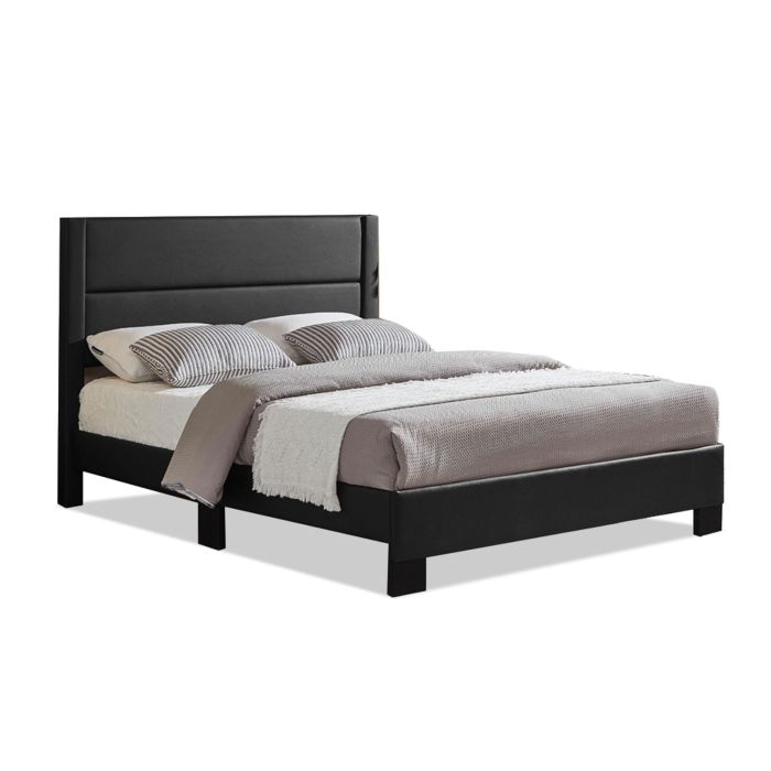 Black Full Complete Bed  - 2175BK3F
