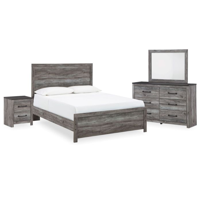 Bronyan Gray 6-Piece Queen Bedroom Set - 1290BG6Q