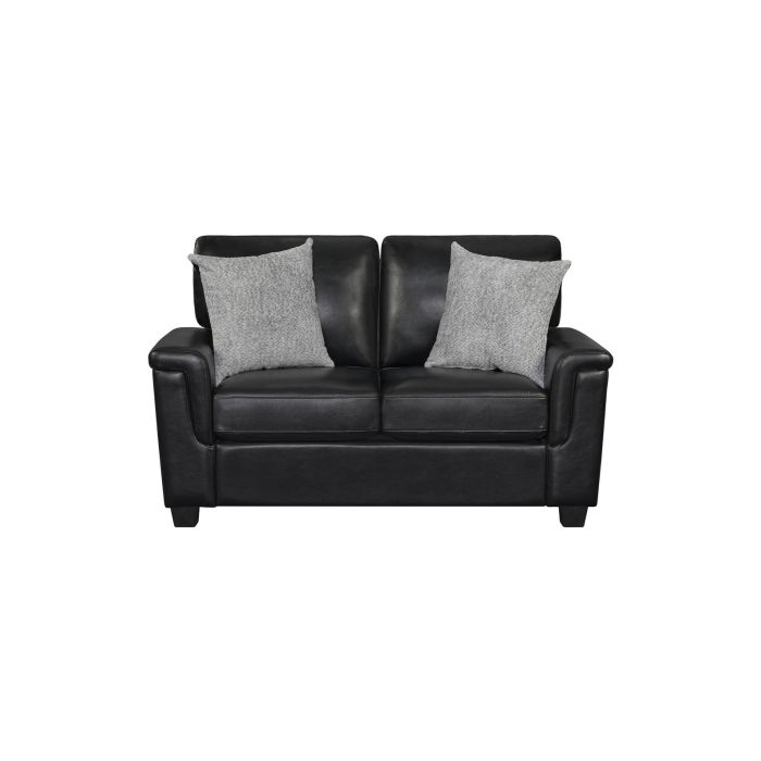 Brynn Black Loveseat - 1030BB02