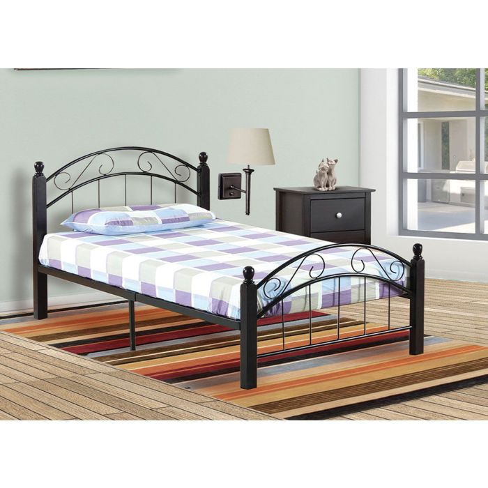 Cappuccino Turnpost Twin Bed Complete - 2320CA2T