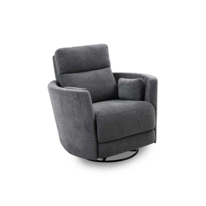 Capri Graphite Swivel Glider Recliner - 7022CG09