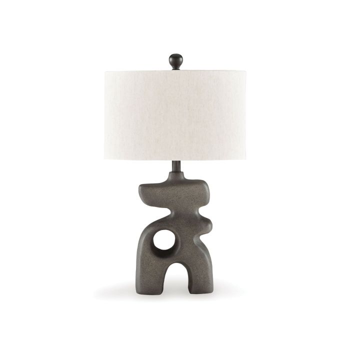 Danacy Distressed Black Lamp - 2357DA15