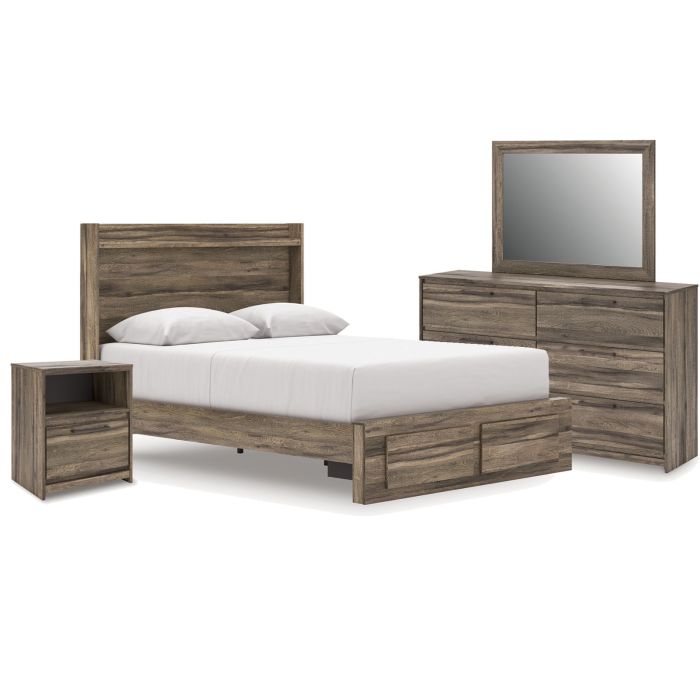 Elbrim Brown 7-Piece Queen Storage Bedroom - 2005EB7Q