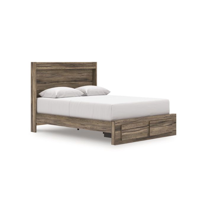 Elbrim Brown Queen Panel Storage Bed - 2005EB4Q