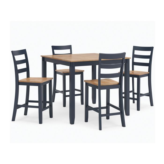 Gesthaven Blue Counter Height 5-Piece Dinette - 0399NB50