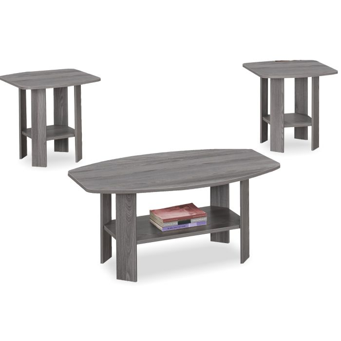 Grey 3-Piece Coffee Table Set - 7925GY30