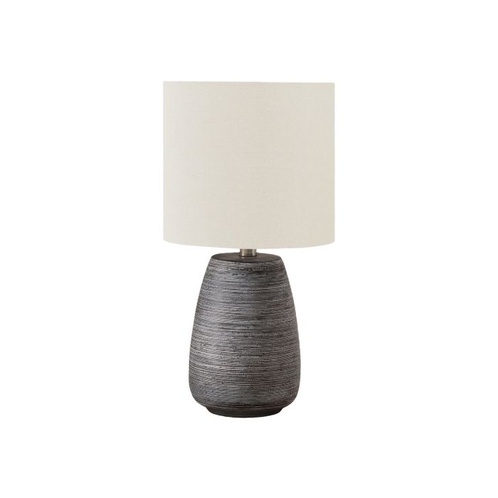 Grey Ceramic 19" Table Lamp - 9633GC15