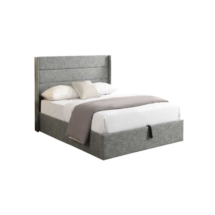 Grey Lift Platform Complete Full Bed with Storage - 2160GY3F