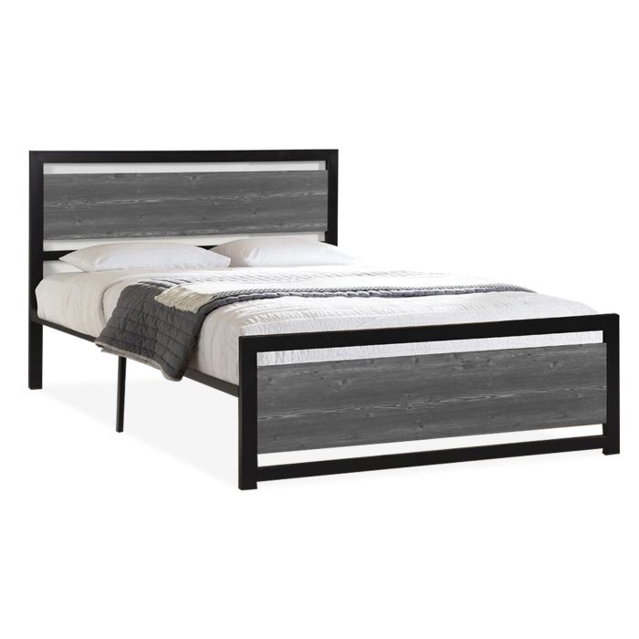 Grey Twin Bed - 2233GY3T