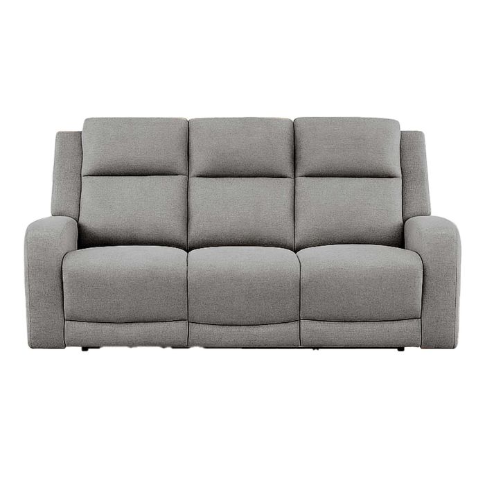 Hyde Park Steel Power Reclining Sofa - 7121HS03
