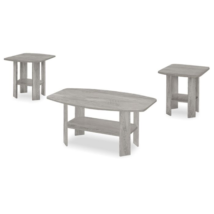 Industrial Grey 3-Piece Coffee Table Set  - 7870GY30