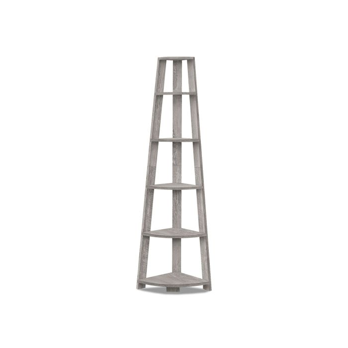  Industrial Grey Corner Accent Etagere - 2433GY00