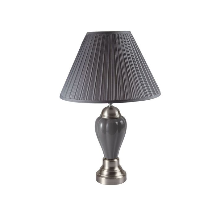 Porcelain Grey/Brushed Nickel  Lamp - 6115GR15