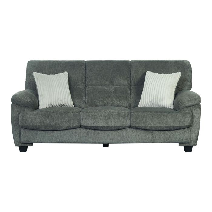 Rosen Pewter Cord Sofa - 1070RP03