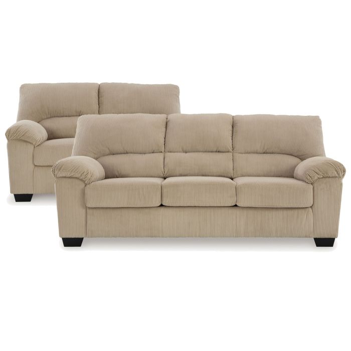 Simplejoy Sand Sofa/Loveseat set - 2420SS20