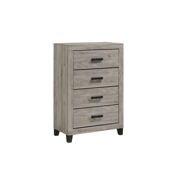 Wesley Light Grey 5 Drawer Chest - 0360LG04