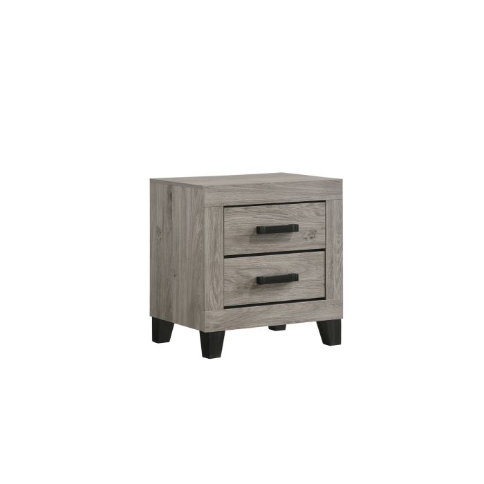 Wesley Light Grey Nightstand - 0360LG05
