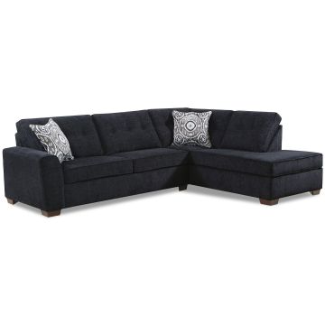 Persia Ebony 2Pc Sectional