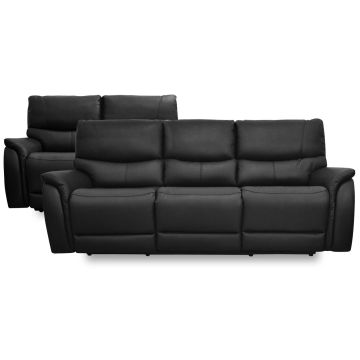 Bentley Black Power Reclining Sofa & Loveseat