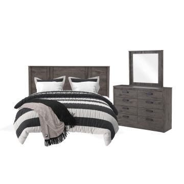 Alabaster Oak 3-Piece Queen Bedroom Set  - 0356AO30