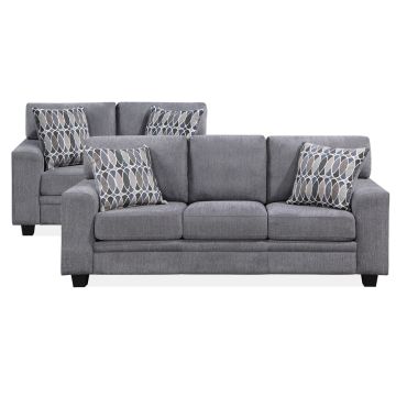 Amberly Flint Sofa and Loveseat Set - 0030AF20