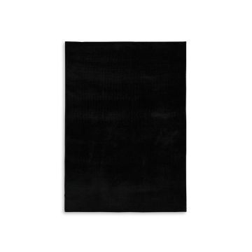 Anaben Black Washable 5x7 Area Rug  - ARUGBL00