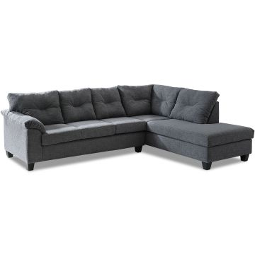 Argent Midnight 2-Piece Sectional - 6925AM20