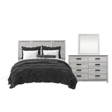 Aurora Oak 3-Piece Queen Bedroom Set - 0630AO30