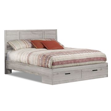 Aurora Oak Queen Storage Bed - 0630AO3S