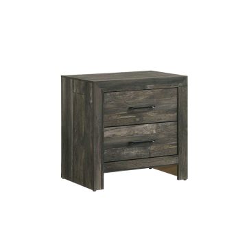 Beverly Rustic Charcoal Nightstand - 0310BC05
