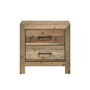 Beverly Rustic Hickory Nightstand - 0300BR05