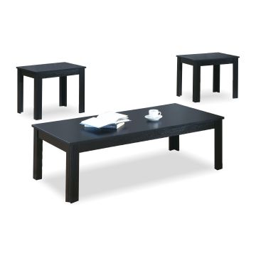 Black 3-Piece Table Set - 7840BK30