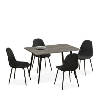 Black 5-Piece Dinette - 0215BK50