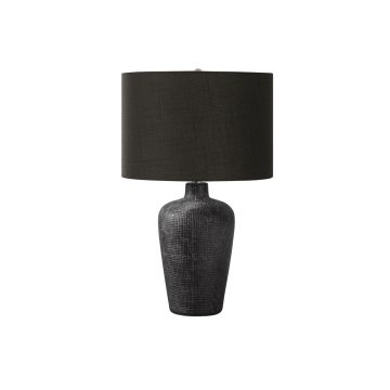 Black Ceramic 24" Table Lamp - 9621BC15