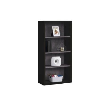 Black/Grey Bookcase - 7407BG00
