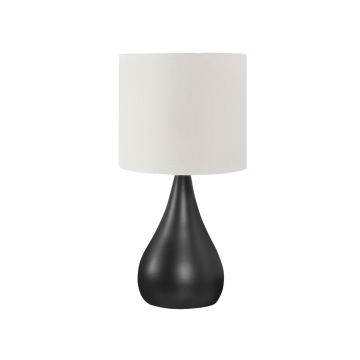 Black Metal 18" Table Lamp - 9639BM15