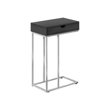 Black/Silver Accent Table - 3773BS00