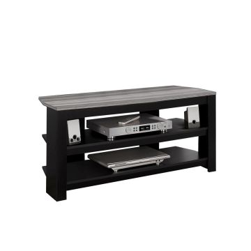 Black with Grey Top 42" TV Console - 2564BG00