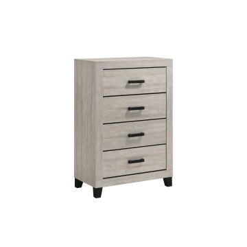 Bradley Dusty Grey Oak 5 Drawer Chest - 0370GO04