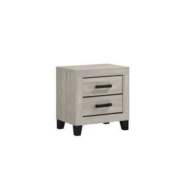 Bradley Dusty Grey Oak Nightstand - 0370GO05