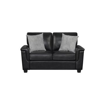 Brynn Black Loveseat - 1030BB02