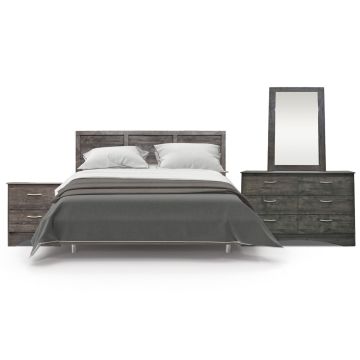 Canyon Maple 4-Piece Queen Bedroom Set  - 0917CM40