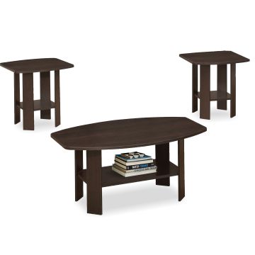 Cappuccino 3-Piece Table Set - 7924CA30