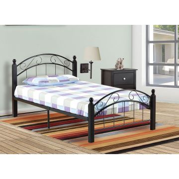 Cappuccino Turnpost Twin Bed Complete - 2320CA2T