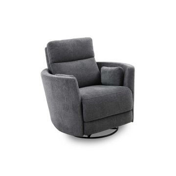 Capri Graphite Swivel Glider Recliner - 7022CG09