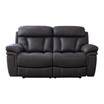 Cayman Gunmetal Reclining Loveseat - 9597GM02
