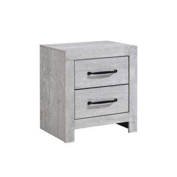 Derby Rustic White Nightstand - 0320BC05